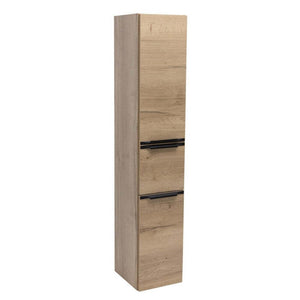 Badezimmerschrank Dionne hängend (30x158x35 cm, Eiche, links)