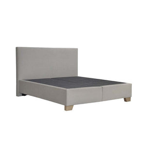 Bett Boxspring Jacob 160x200, beige, inkl. Matratze und Topper