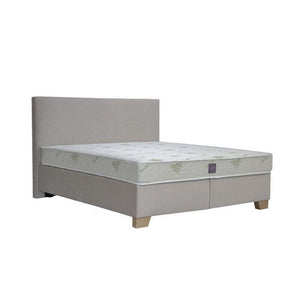 Bett Boxspring Jacob 160x200, beige, inkl. Matratze und Topper