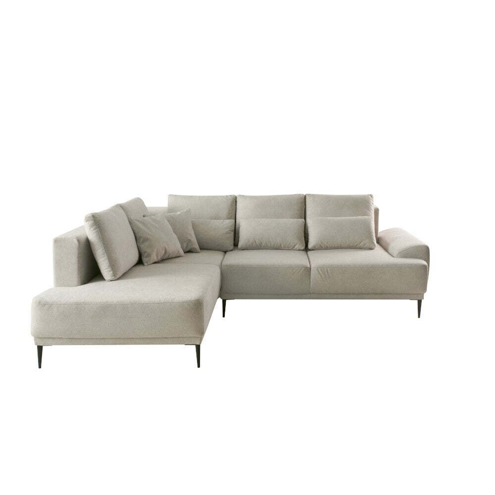 Ecksofa Sofa Feris linke Ecke beige