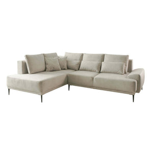 Ecksofa Sofa Feris linke Ecke beige