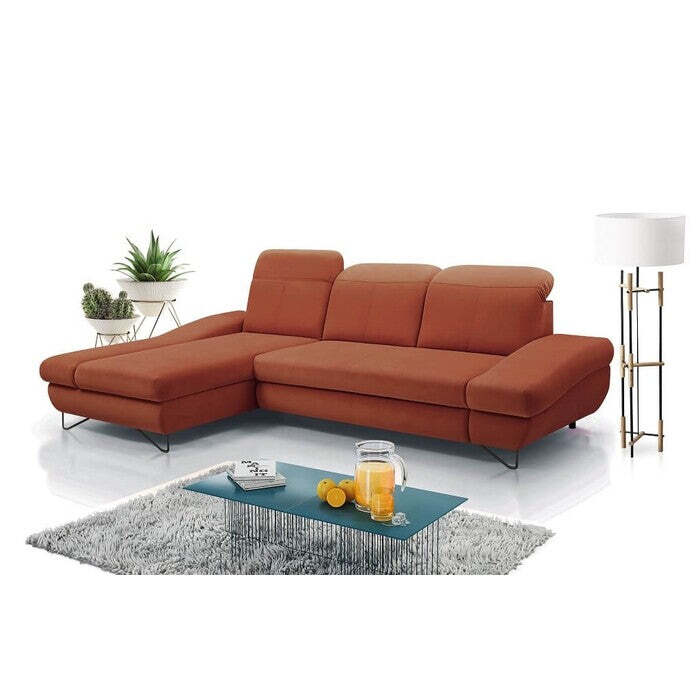 Ecksofa Sofa Narvik Ecke links braun