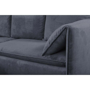 Ecksofa Sofa Santarem linke Ecke grau