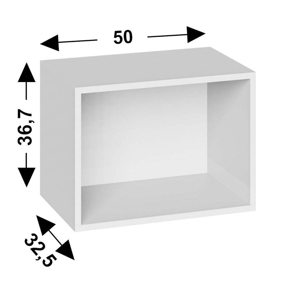 Empoli Regal ohne Tür (50x37x33 cm, weiß)