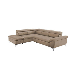 Ledersofa Sofa Barx linke Ecke braun